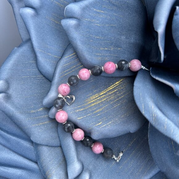 Silver Heart Hand Made Bracelet by Anwen - Picture 11 of 16